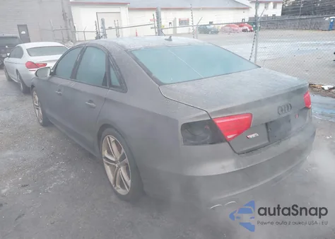 2013 Audi S8 4.0T from USA, damaged, VIN WAUD2AFD3DN010491
